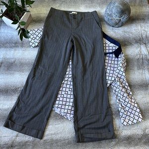 Gray Pin Stripe Trousers